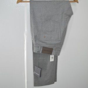 Ermenegildo Zegna Gray Wool Pants, 34 W x 34 L
